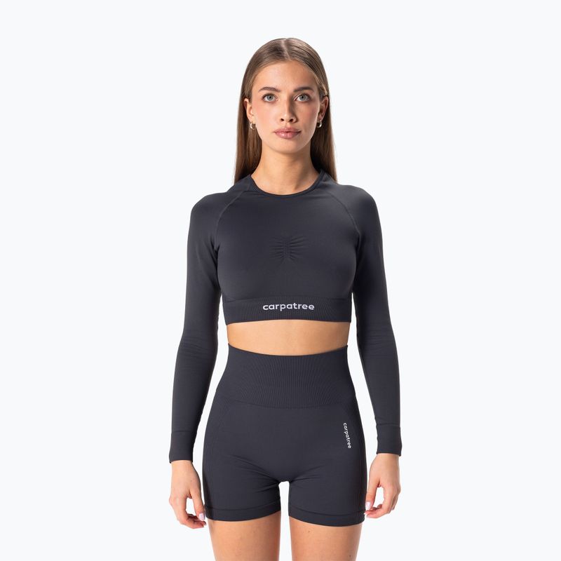 Longsleeve de antrenament pentru femei Carpatree Allure Seamless titanium grey