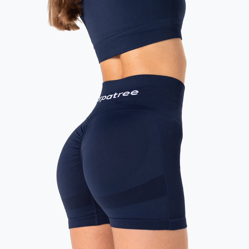 Pantaloni scurți de antrenament pentru femei Carpatree Allure Seamless midnight blue 5