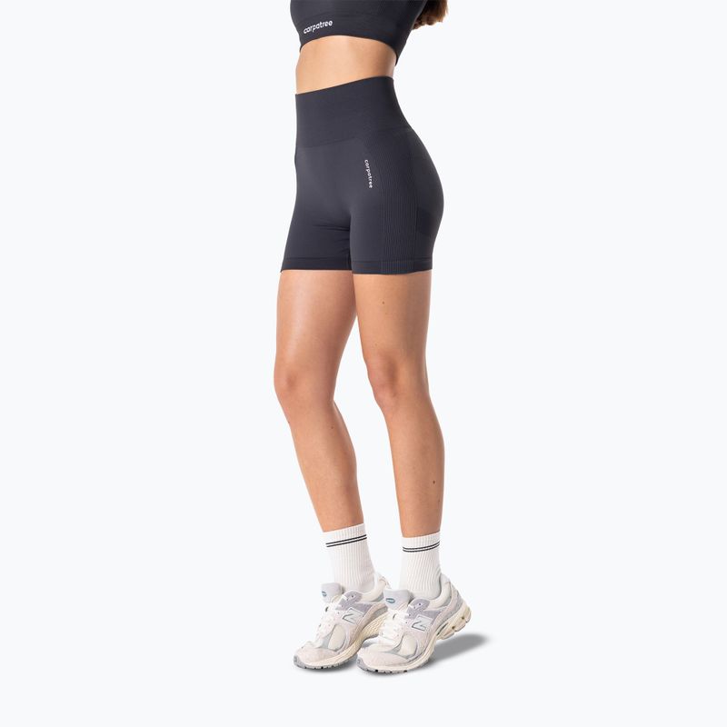 Pantaloni scurți de antrenament pentru femei Carpatree Allure Seamless titanium grey 5