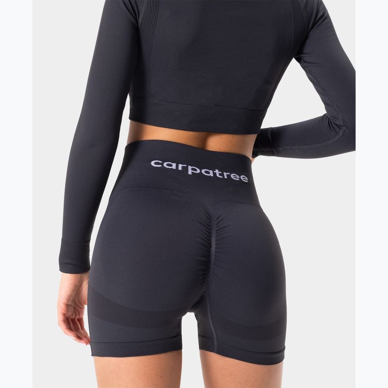Pantaloni scurți de antrenament pentru femei Carpatree Allure Seamless titanium grey 9