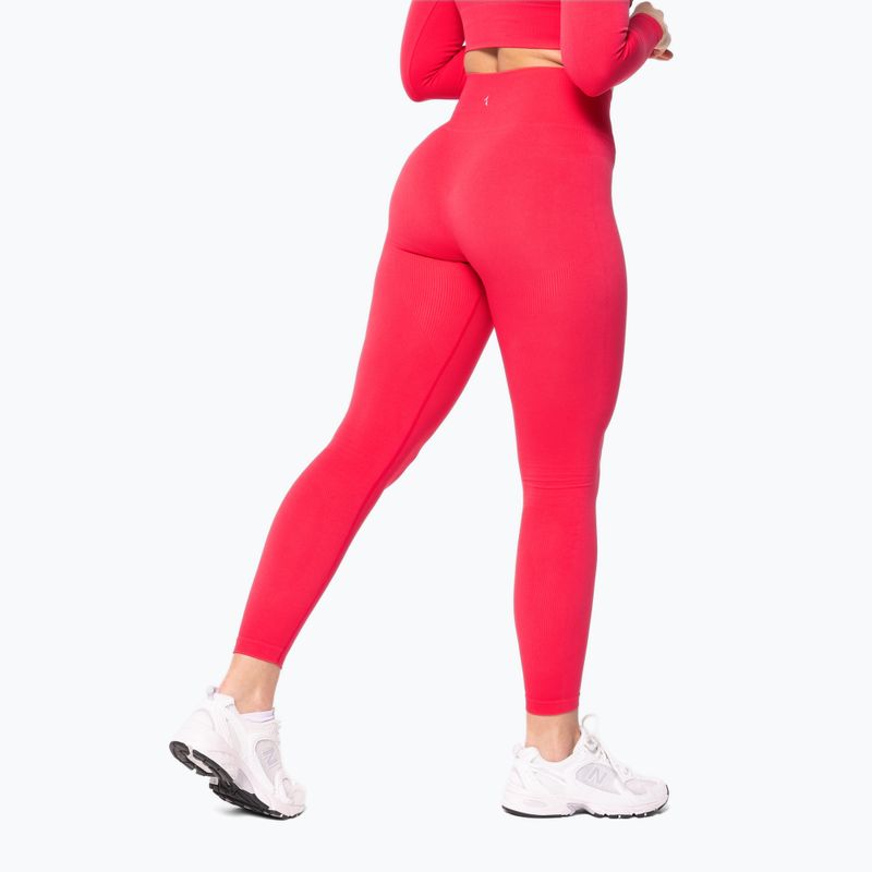Colanți de antrenament pentru femei Carpatree Dopamine Buzz Seamless coral paradise pink 3