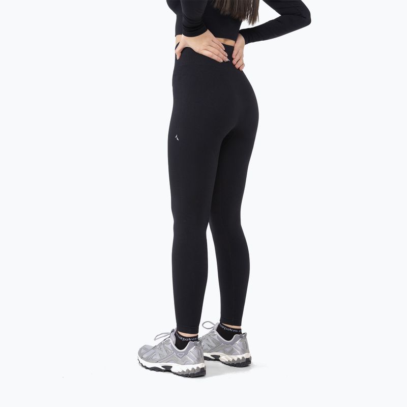Colanți de antrenament pentru femei  Carpatree Dopamine Buzz Seamless obsidian black 3