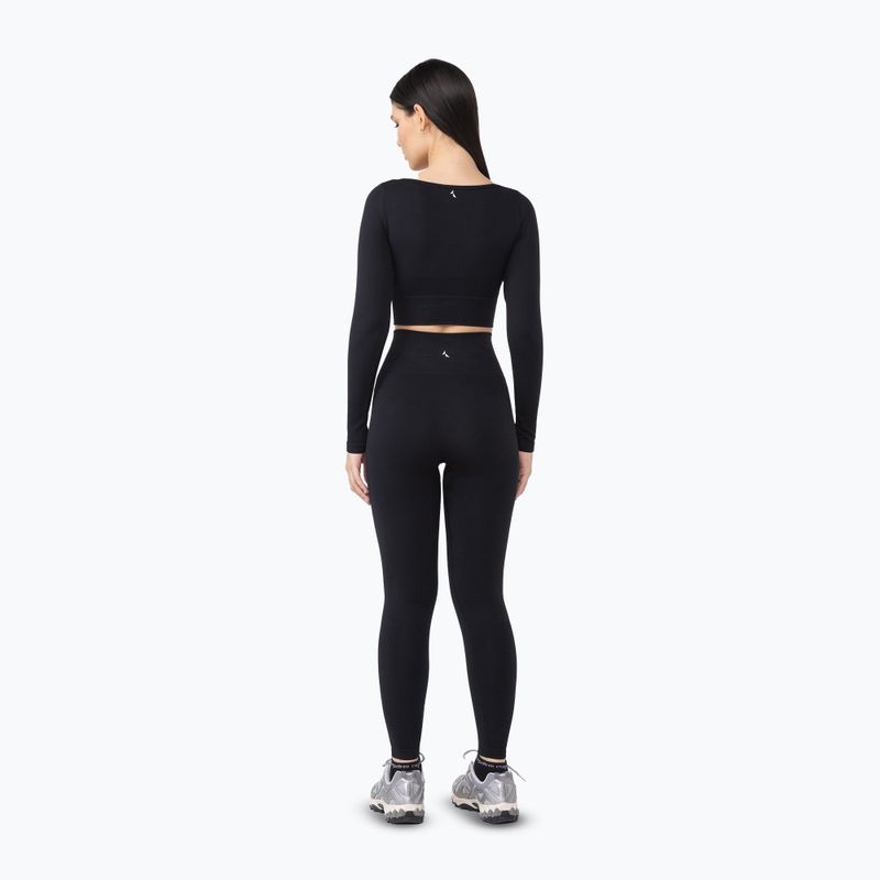 Colanți de antrenament pentru femei  Carpatree Dopamine Buzz Seamless obsidian black 4