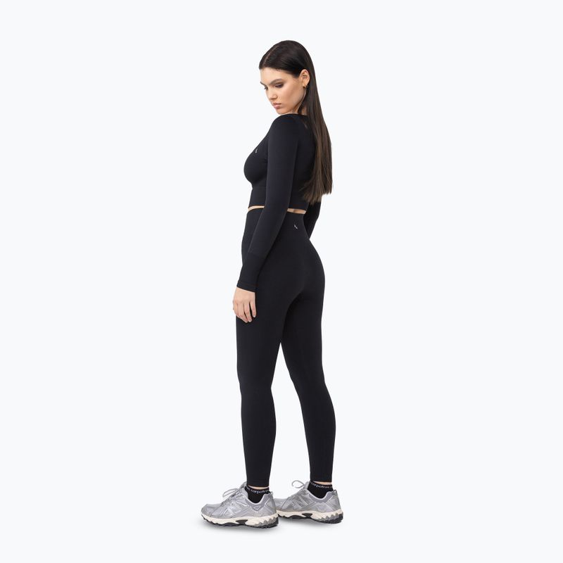 Colanți de antrenament pentru femei  Carpatree Dopamine Buzz Seamless obsidian black 5