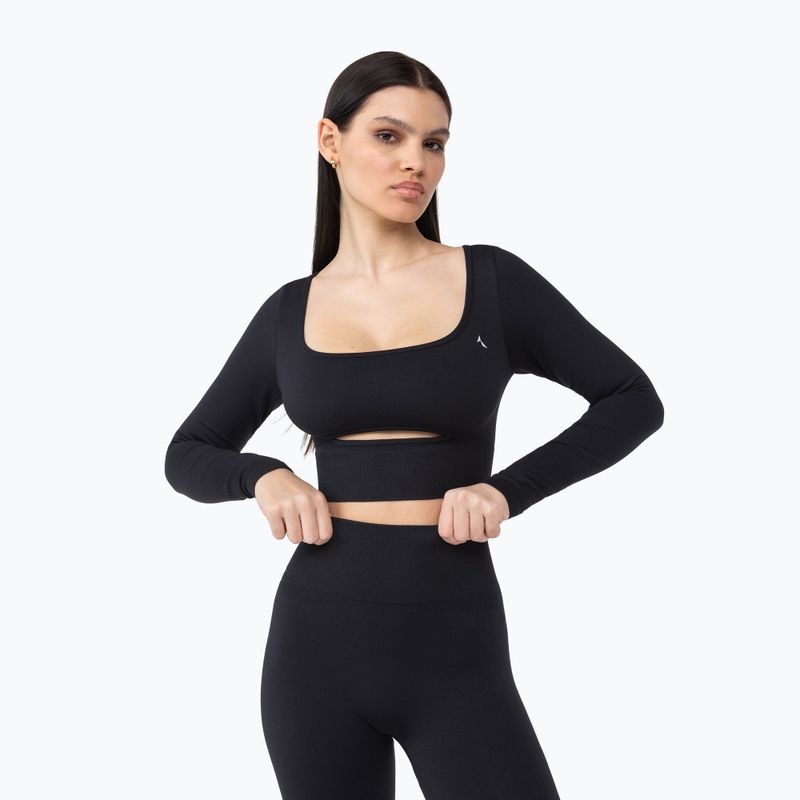 Colanți de antrenament pentru femei  Carpatree Dopamine Buzz Seamless obsidian black 7