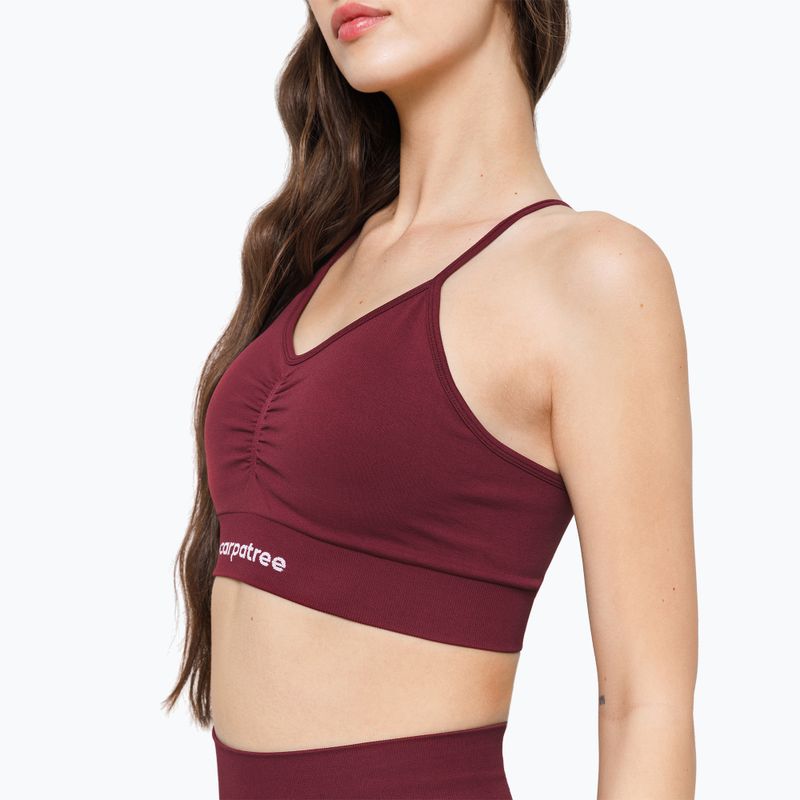 Sutien de antrenament Carpatree Allure Seamless burgundy 4