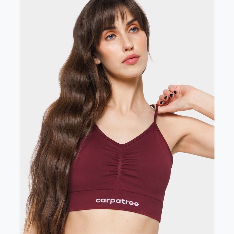 Sutien de antrenament Carpatree Allure Seamless burgundy 6