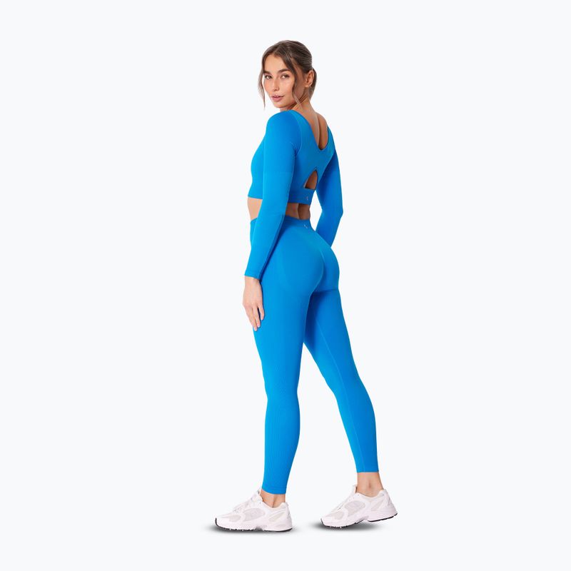 Longsleeve de antrenament pentru femei Carpatree Eris Seamless electric blue 3
