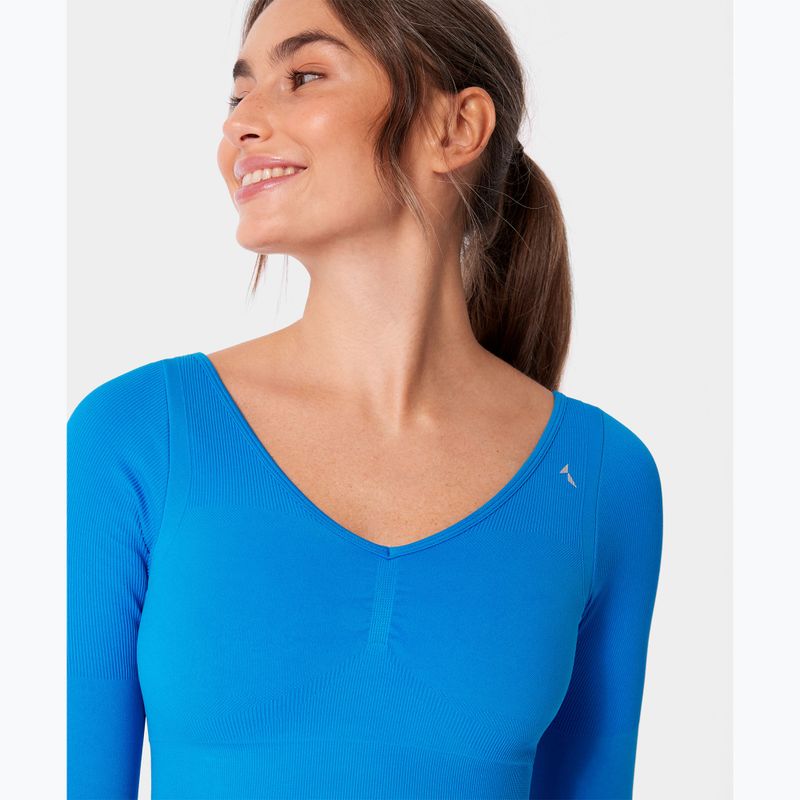 Longsleeve de antrenament pentru femei Carpatree Eris Seamless electric blue 5