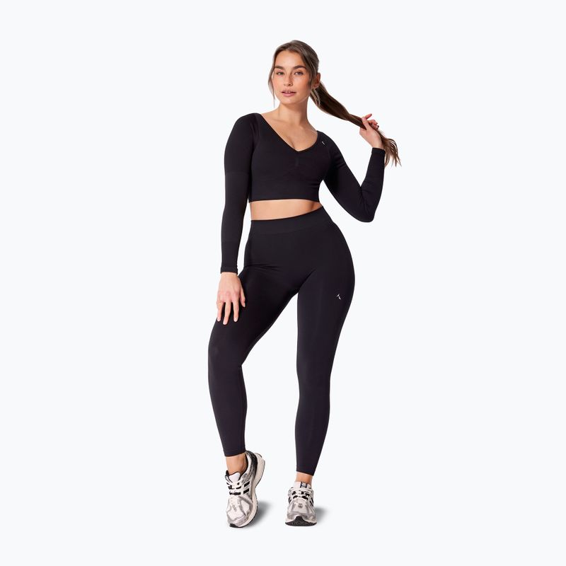Longsleeve de antrenament pentru femei Carpatree Eris Seamless orchid black 2