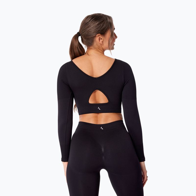 Longsleeve de antrenament pentru femei Carpatree Eris Seamless orchid black 3