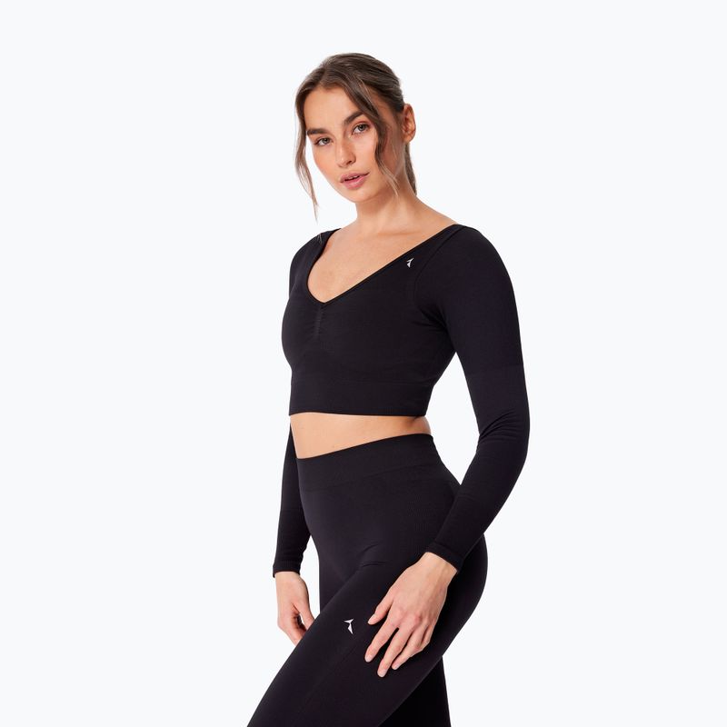 Longsleeve de antrenament pentru femei Carpatree Eris Seamless orchid black 6