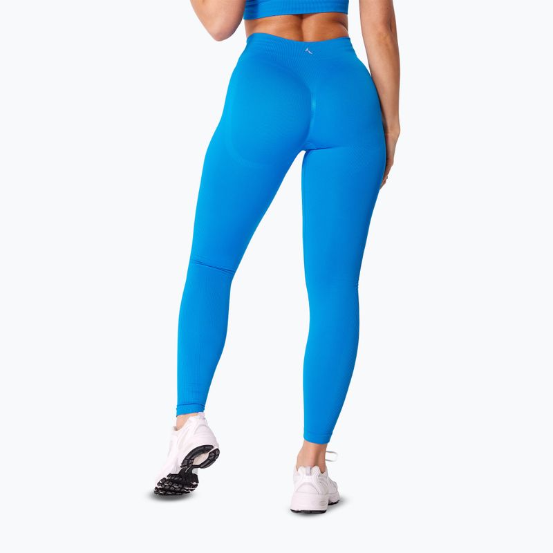 Colanți de antrenament pentru femei Carpatree Eris Seamless electric blue 3