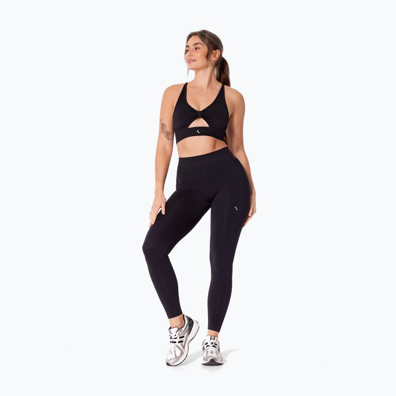 Colanți de antrenament pentru femei Carpatree Eris Seamless black/orchid 2