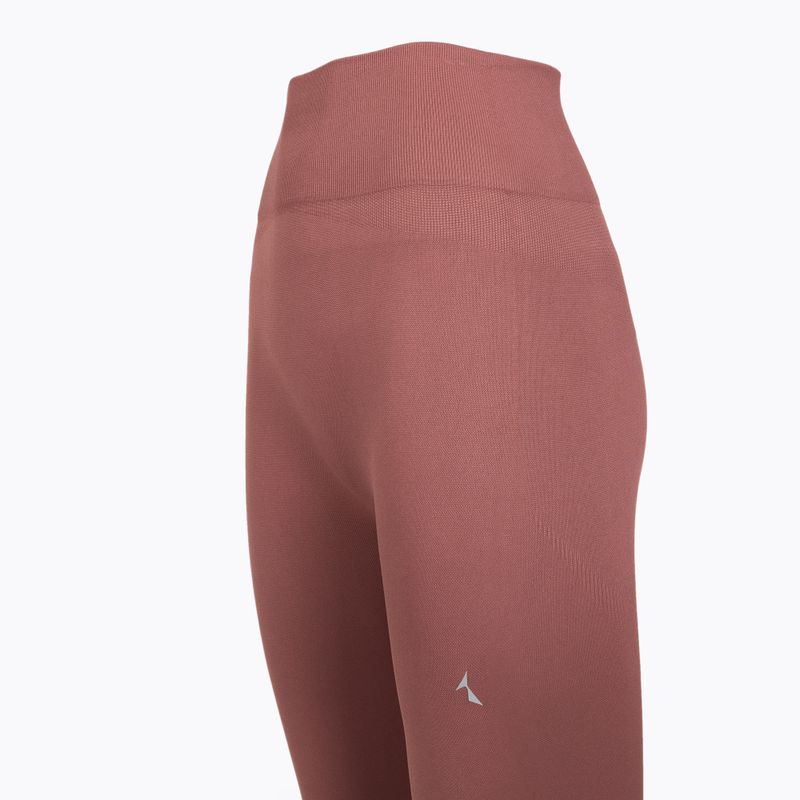 Colanți de antrenament pentru femei Carpatree Dopamine Buzz Seamless rose/brown 8