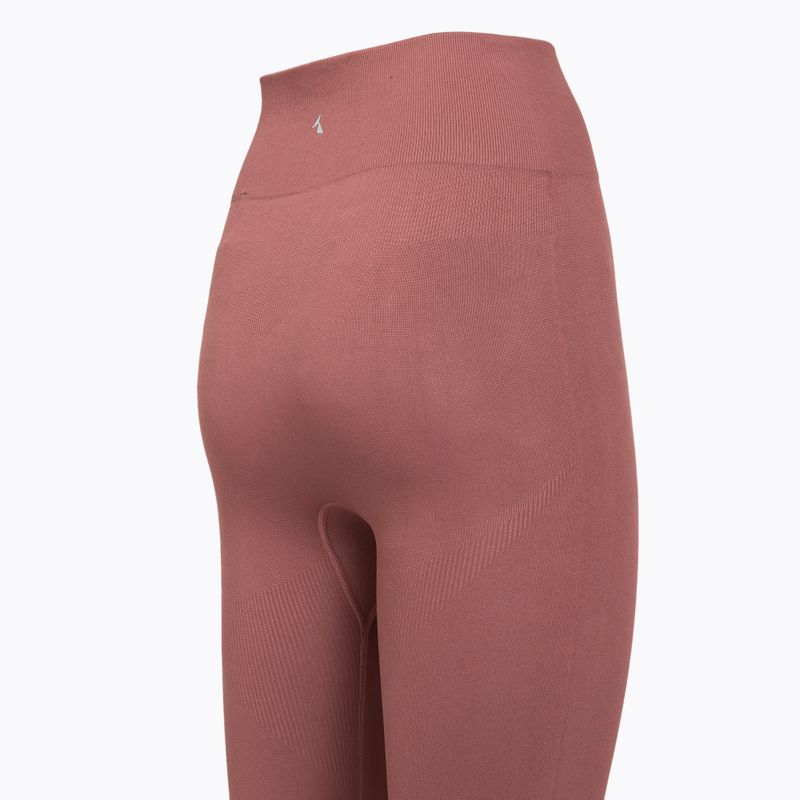 Colanți de antrenament pentru femei Carpatree Dopamine Buzz Seamless rose/brown 9