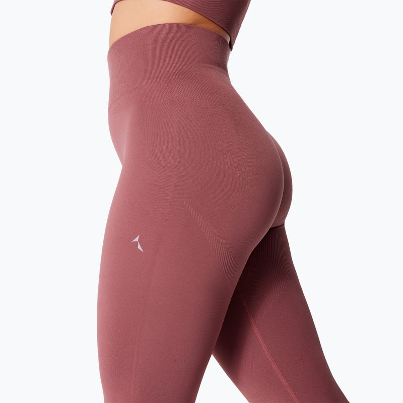 Colanți de antrenament pentru femei Carpatree Dopamine Buzz Seamless rose/brown 5