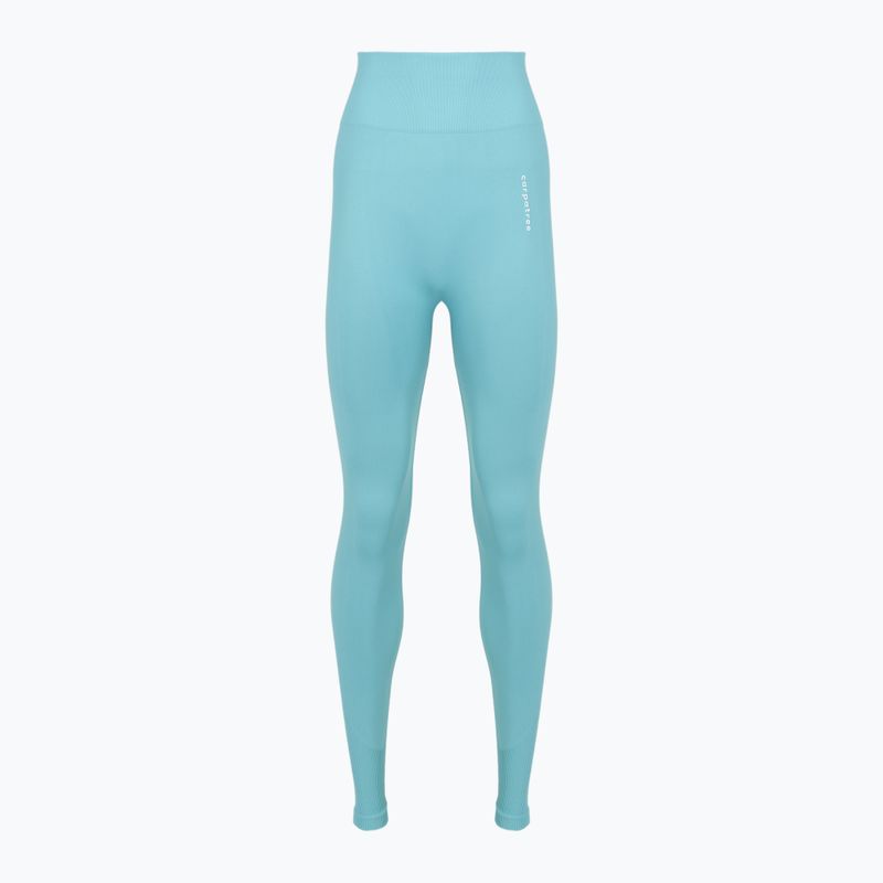 Colanți de antrenament pentru femei Carpatree Allure Seamless milky blue 7