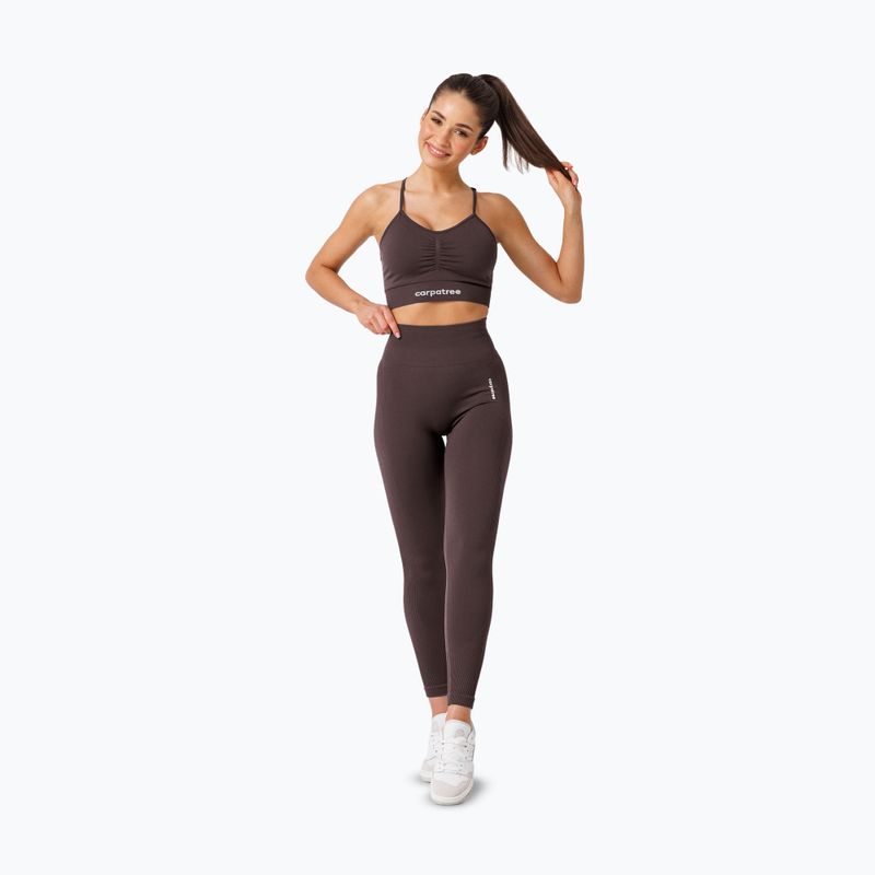 Sutien de antrenament Carpatree Allure Seamless berry brown 2