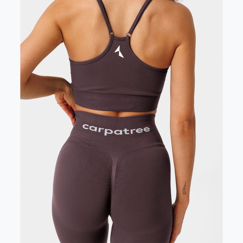 Sutien de antrenament Carpatree Allure Seamless berry brown 3