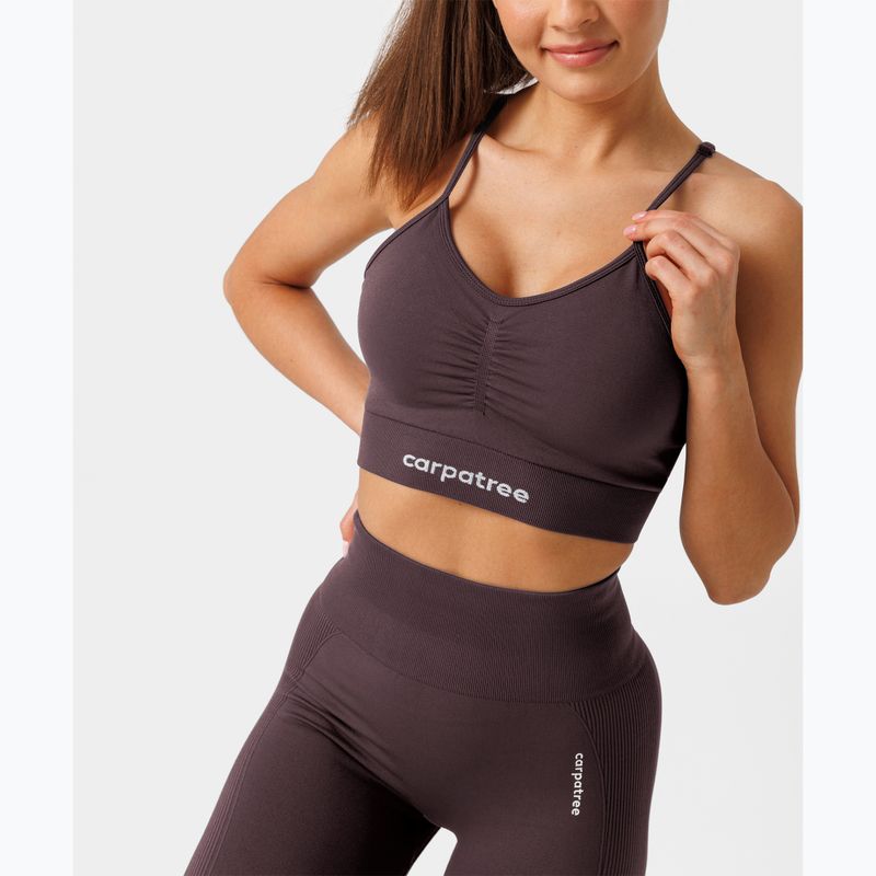 Sutien de antrenament Carpatree Allure Seamless berry brown 5