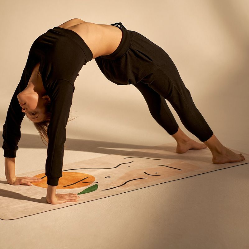 Moonholi BODY covoraș de yoga bej SKU-104 8