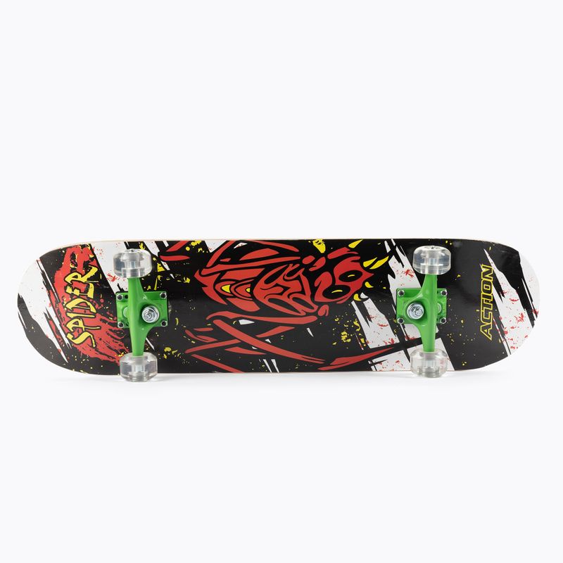 Skateboard clasic Mechanics Professional SPIDER 31, roșu, Pro-SP31