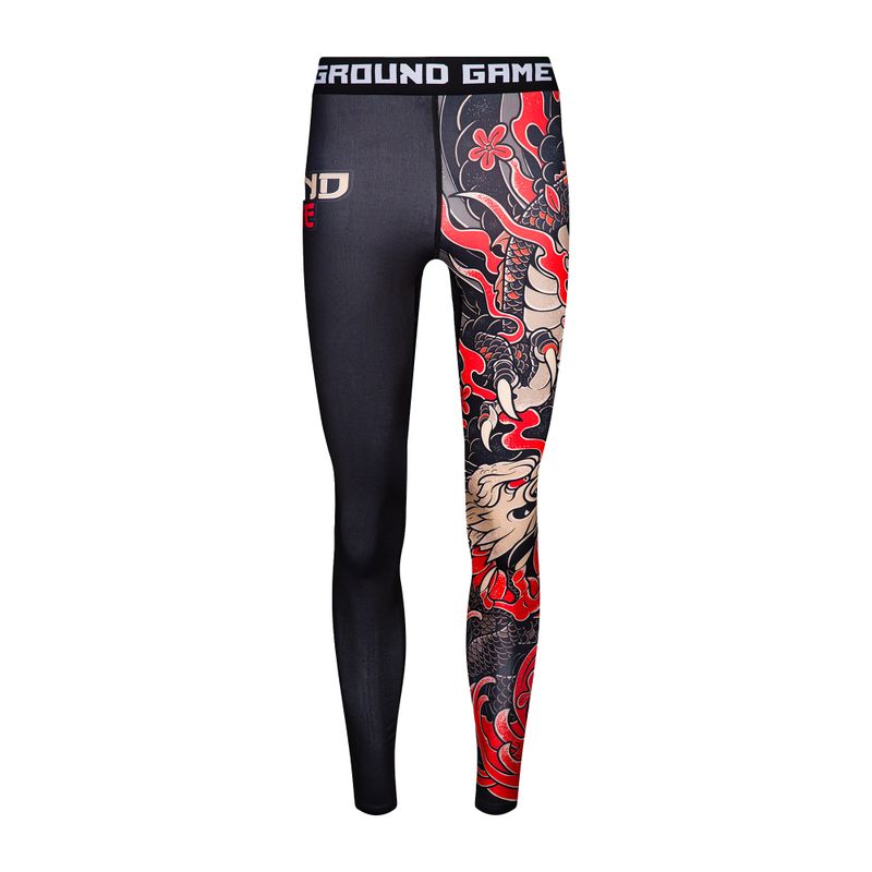 Colanți Ground Game Yokai 2.0 roșu LEGGYOK2S