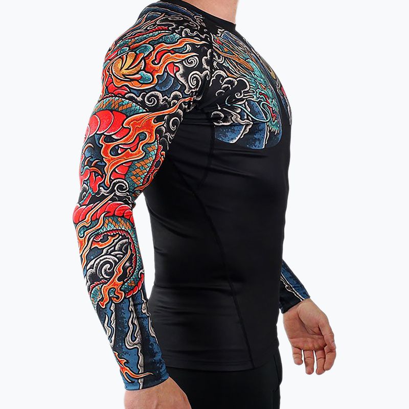 Jachetă pentru bărbați Ground Game Bushido 3.0 Rashguard negru RASHBUSH3BLA 2