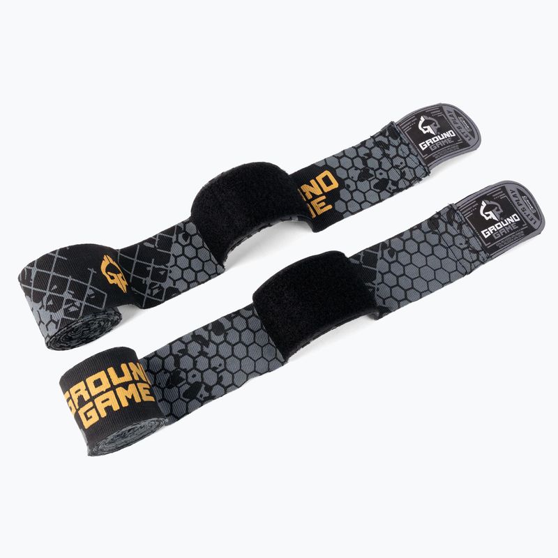 Bandaj de box Ground Game "Cage Gold" aur HANDWRCGOLD 3