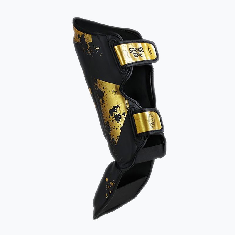 Apărători de tibie Ground Game Cage Gold negru SHINGUCGOLDS 3
