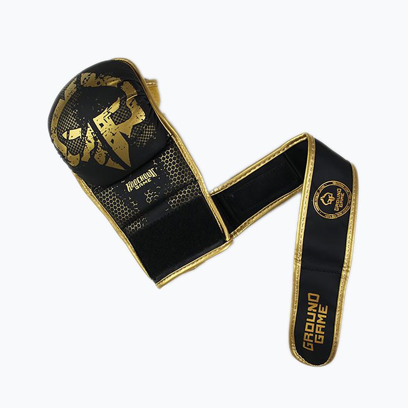 Mănuși de sparring pentru bărbați GroundGame MMA Cage Gold, auriu, MMASPARGLOCGOL 3