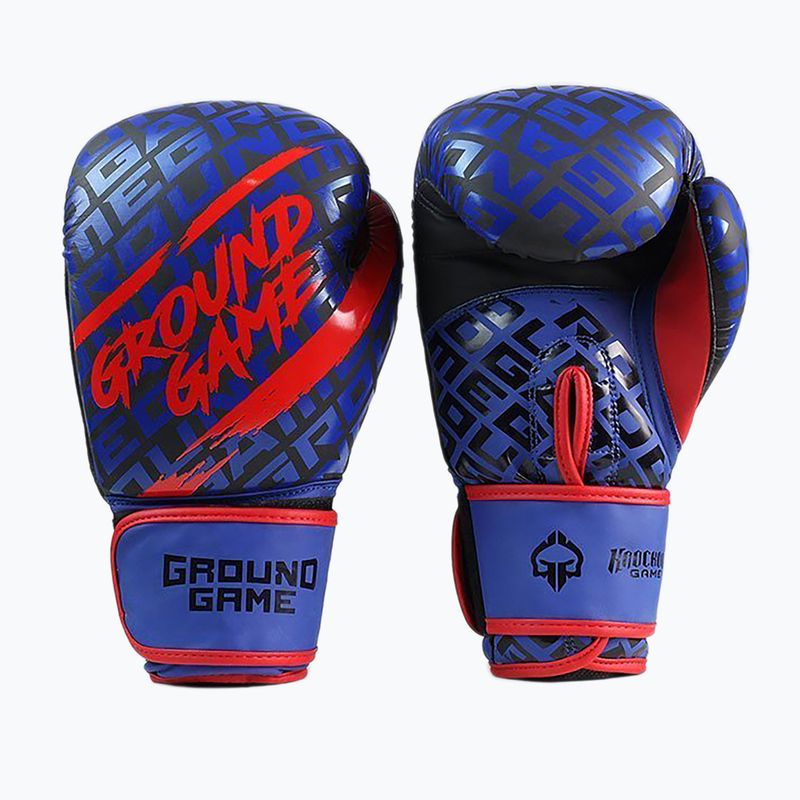 Mănuși de box pentru bărbați GroundGame Impact, mov, BOXGLOIMPAC10
