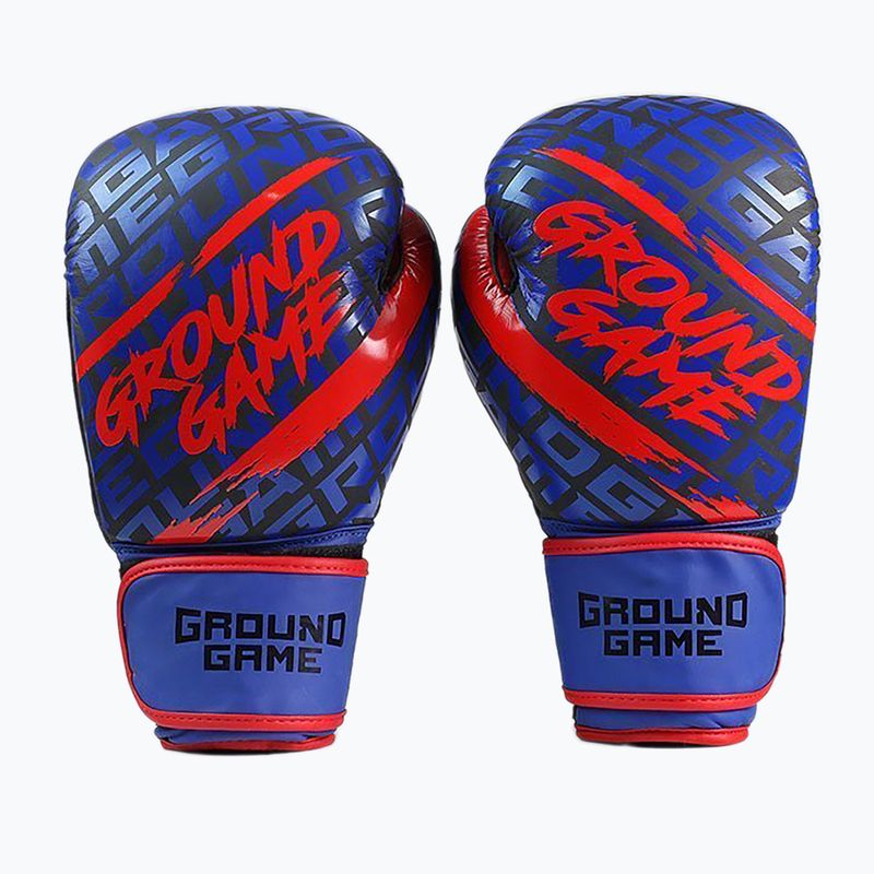 Mănuși de box pentru bărbați GroundGame Impact, mov, BOXGLOIMPAC10 2