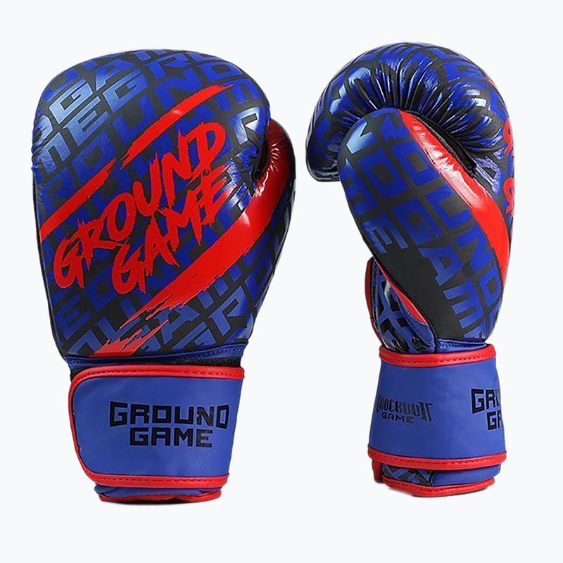 Mănuși de box pentru bărbați GroundGame Impact, mov, BOXGLOIMPAC10 3