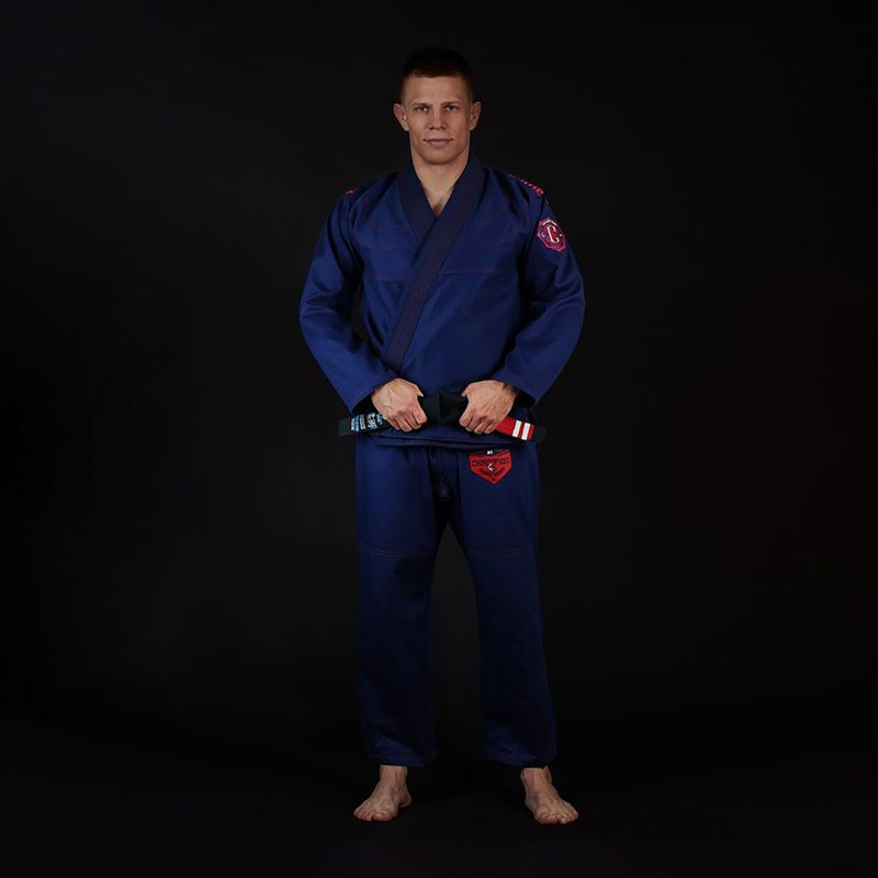 GI pentru BJJ GroundGame Champion 2.0 albastru marin GICHNEWNAVA1 2
