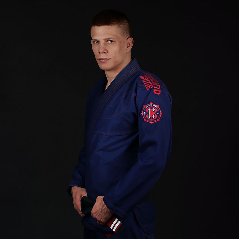 GI pentru BJJ GroundGame Champion 2.0 albastru marin GICHNEWNAVA1 3