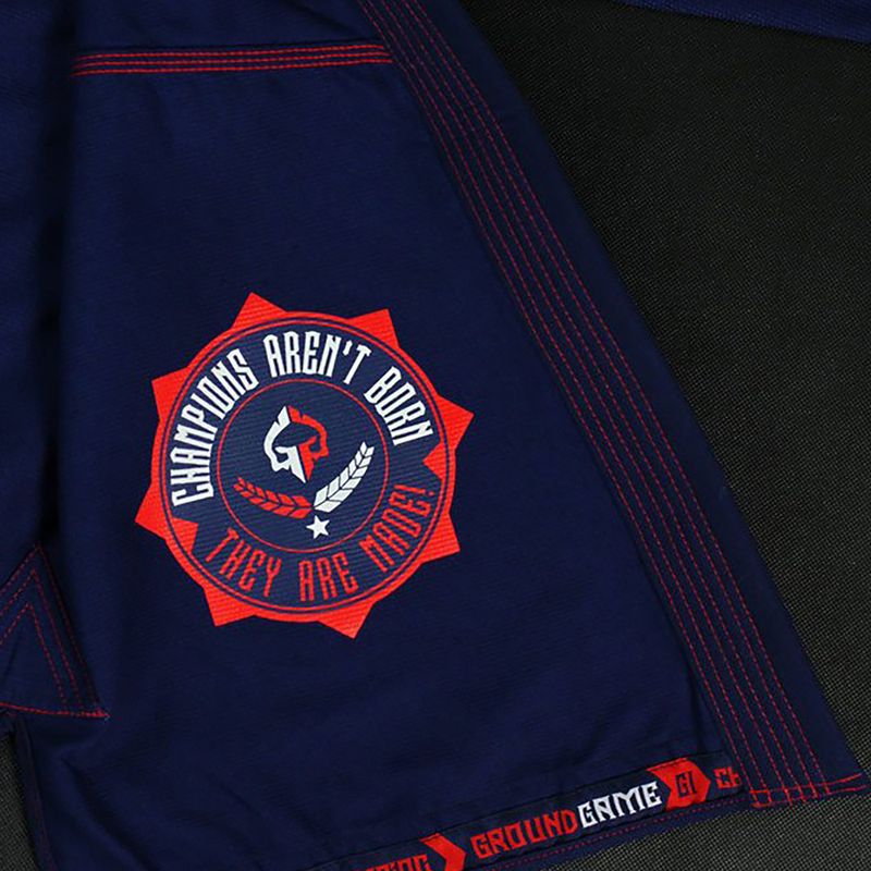 GI pentru BJJ GroundGame Champion 2.0 albastru marin GICHNEWNAVA1 9