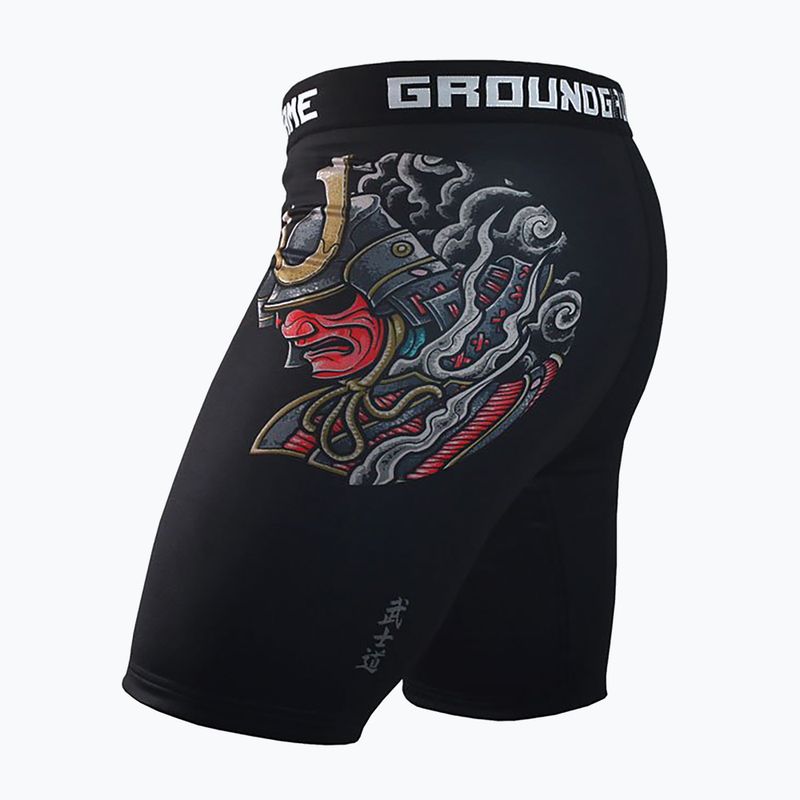 Pantaloni scurți de antrenament pentru bărbați Ground Game Vale Tudo Bushido 3.0 negru/multicolor 4