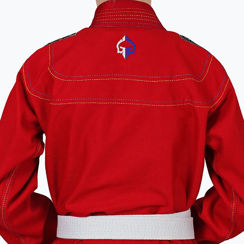 GI to BJJ pentru copii Ground Game Junior 3.0 roșu GIJUN3RED02 3