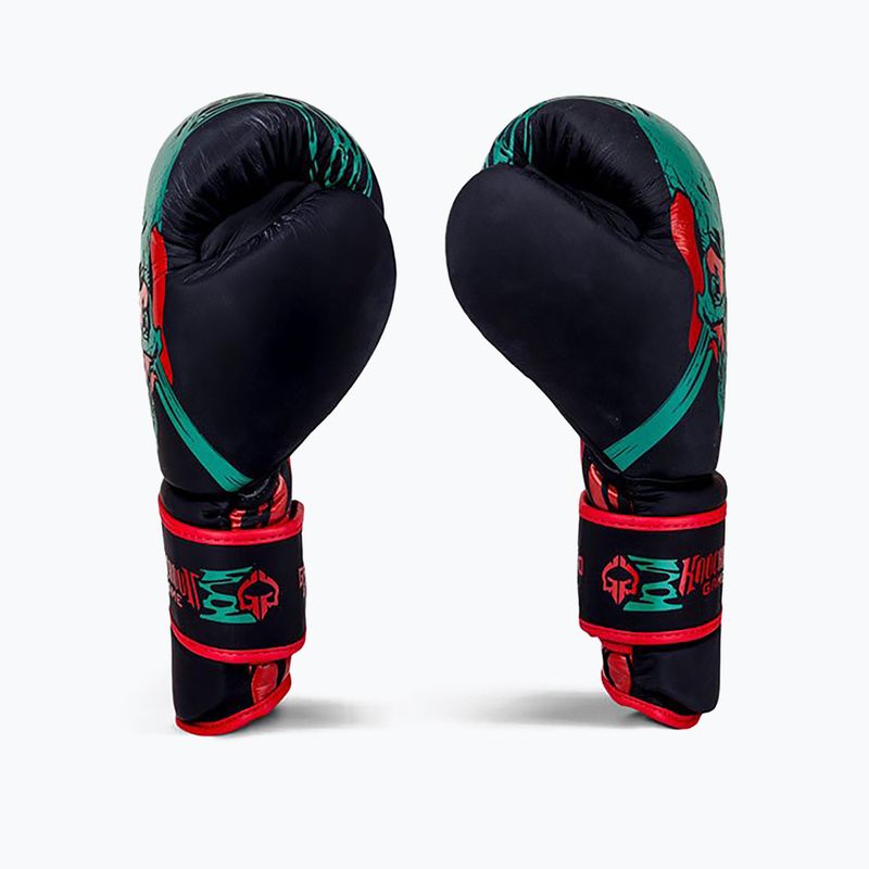 Mănuși de box pentru bărbați GroundGame Toxic, negru, 21BOXGLOTOX10 4