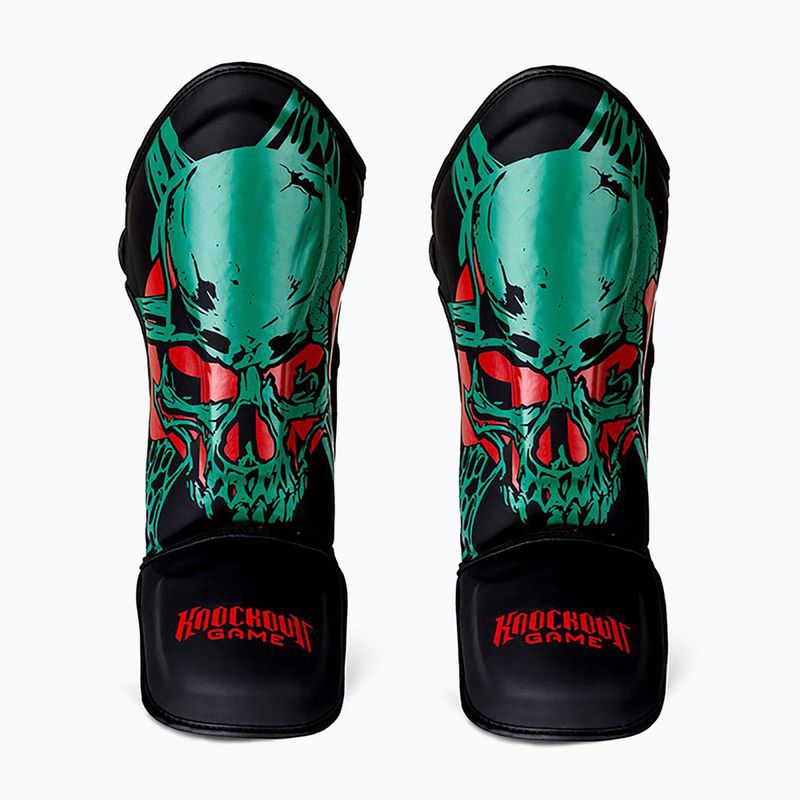 Ground Game Protecții pentru tibia verde toxic 21SHINGUARTOXS 3
