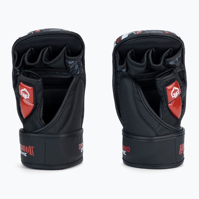 Mănuși de sparring pentru bărbați GroundGame MMA “Samurai”, negru, 21MMASPARGLOSA 2