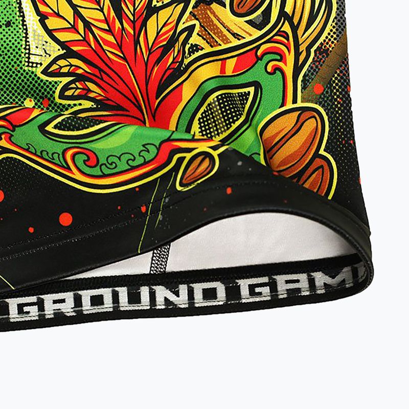 Rashguard Ground Game Brasil cu mânecă lungă de culoare 21RASHBRALSS 6