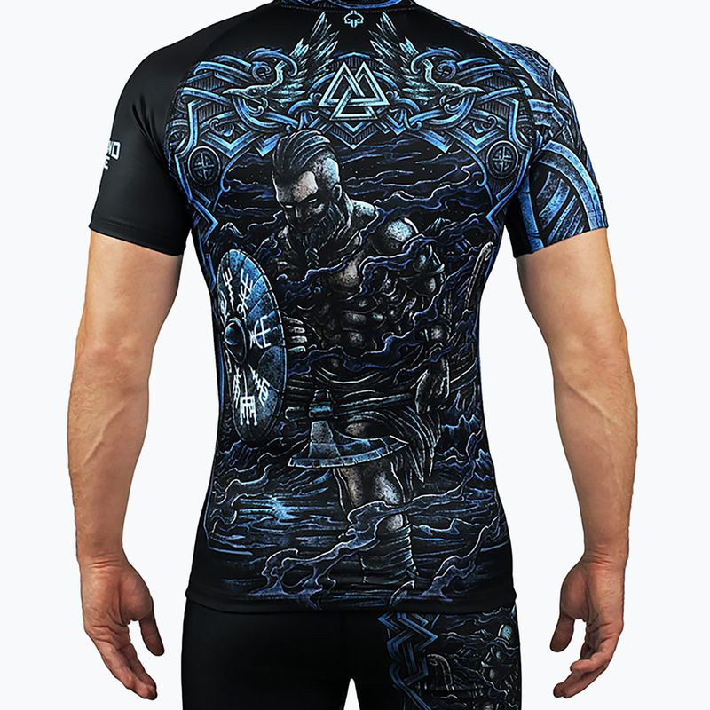 Jachetă pentru bărbați Ground Game Viking Rashguard negru-albastru 21RASHVIK