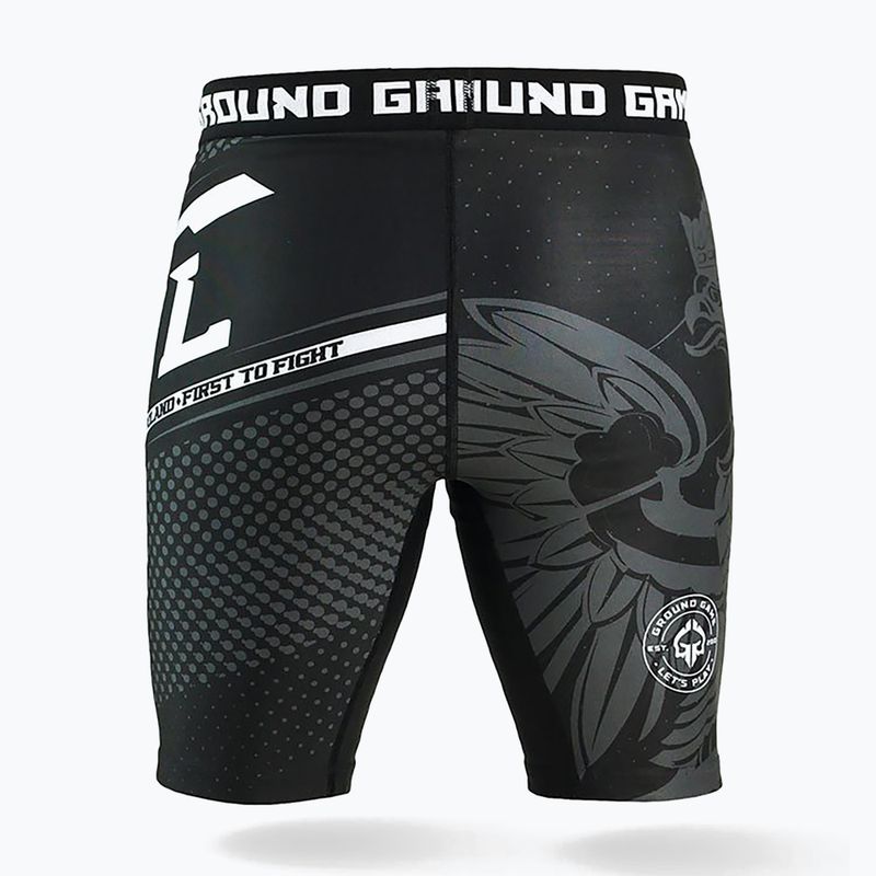 Pantaloni scurți de antrenament pentru bărbați Ground Game Vale Tudo Poland negru/alb/roșu 2