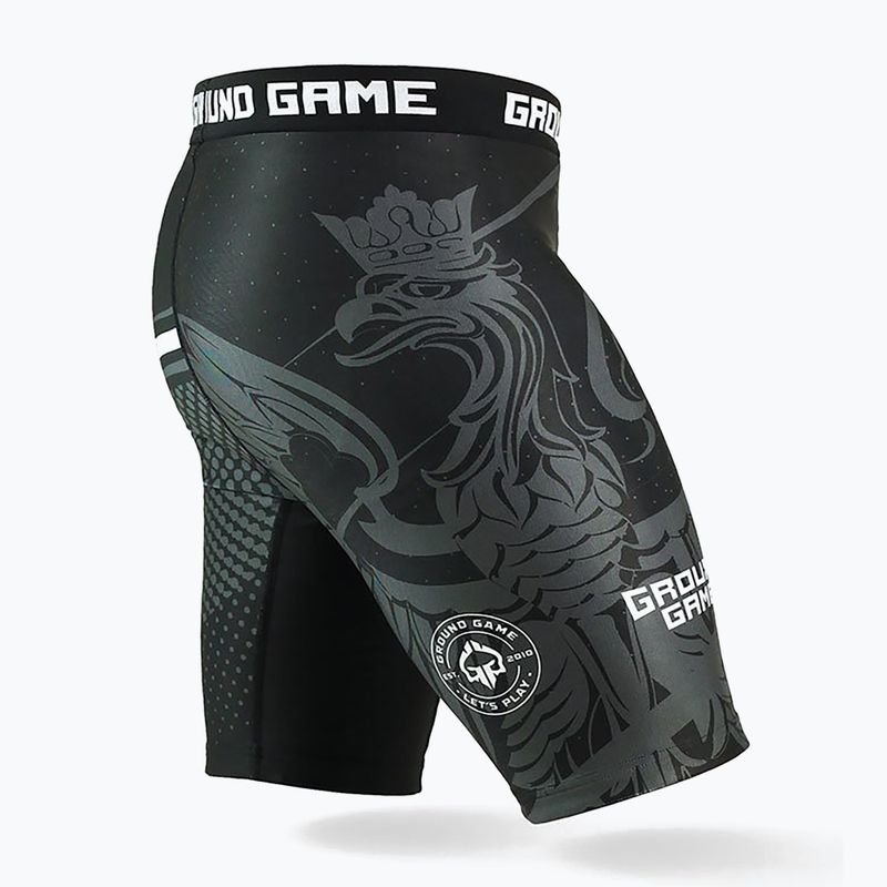 Pantaloni scurți de antrenament pentru bărbați Ground Game Vale Tudo Poland negru/alb/roșu 4