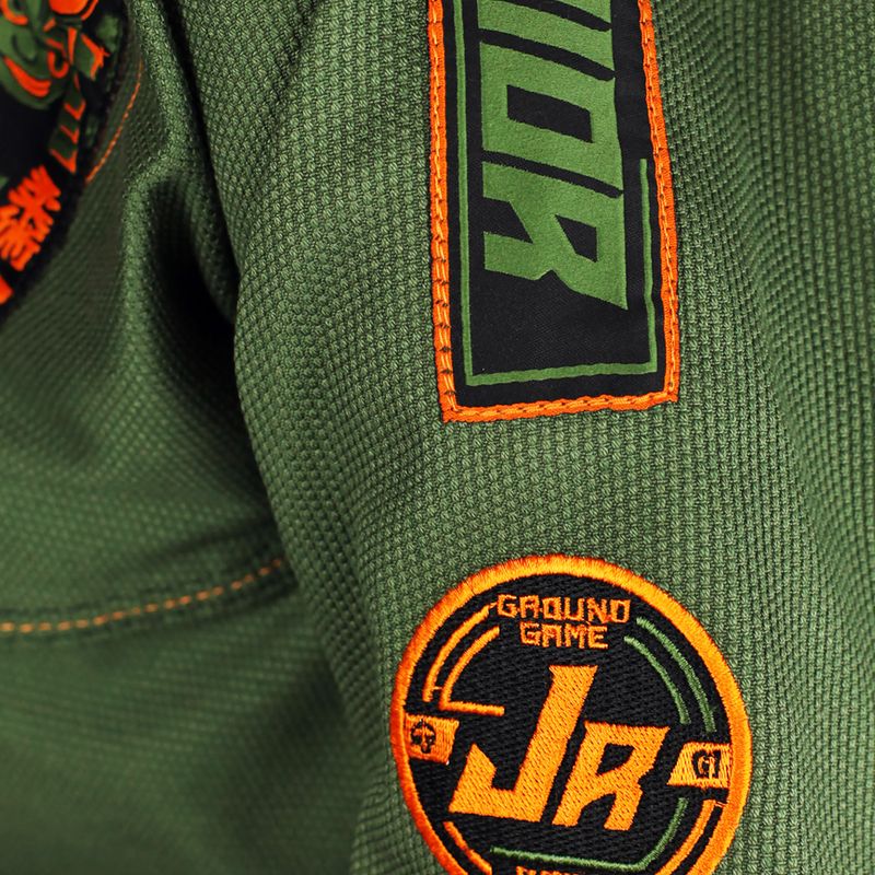 GI pentru Jiu-Jitsu brazilian pentru copii GroundGame Junior 3.0 verde GIJUN3PIN02 9