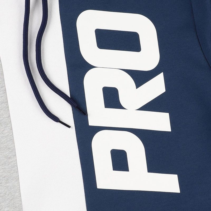 Bluza z kapturem męska PROSTO Lanto szara KL222MSWE2051