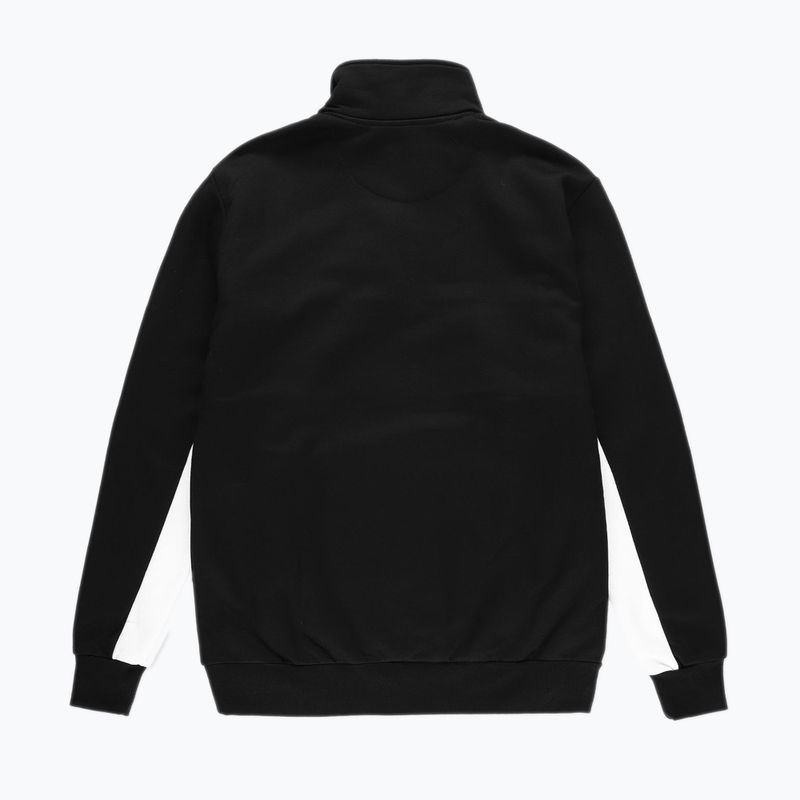 Bluză pentru bărbați PROSTO Half Zip Sweatshirt neagră KL222MSWE1132 2